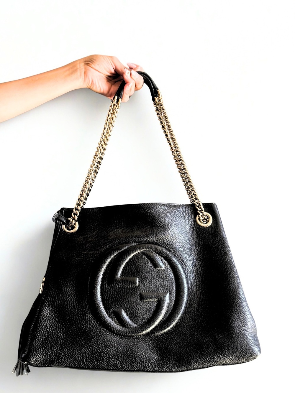 Gucci Soho Chain Shoulder Bag Black